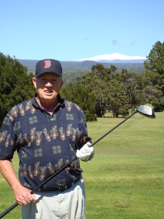 Golfing at Volcanos Golf Course, Hawaii