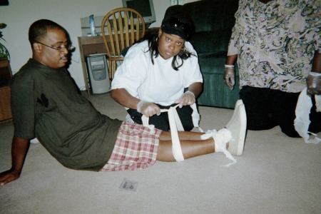 ME TEACHING FIRST AID CPR