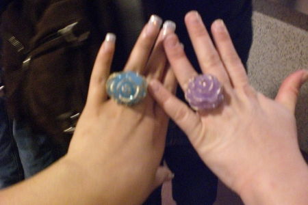 We bought matching rings..