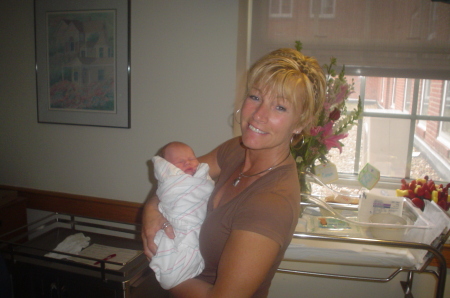 me and my new grandson, april 3,2009