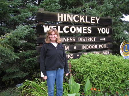 With daughter, Rita, in Hinckley, MN