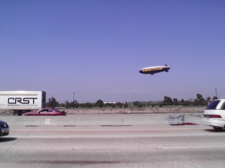 It is not the Hindenburg its Goodyear