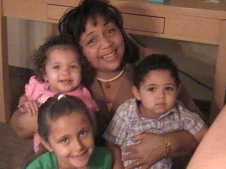 My Wife Marva and the grand-kids