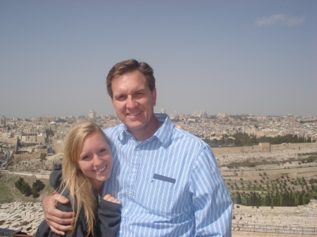 Kelsey and I in Jerusalem