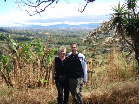 Brad and Me in Costa Rica January 2009
