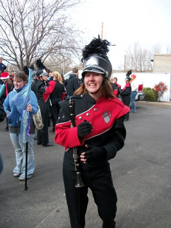 Ashley, marching clarinet
