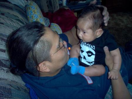 Daniel and baby Ayden