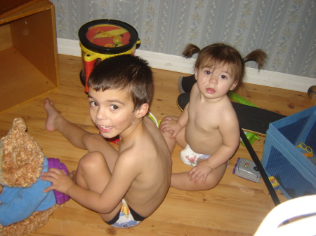 Naked babies.