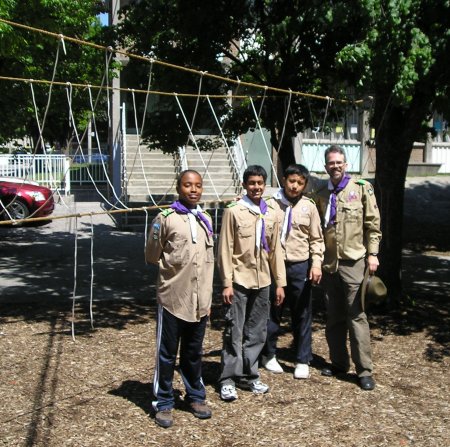 With some of my Scouts at a local event