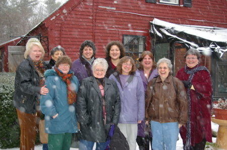 Brunch in a blizzard, Pickety Place Mason, NH