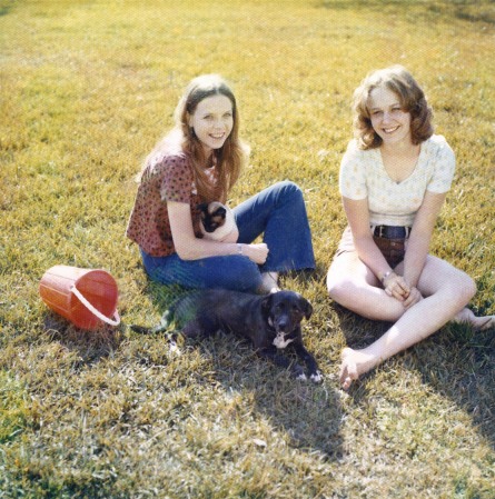 Mary Lanning and Bonnie, March, 1972