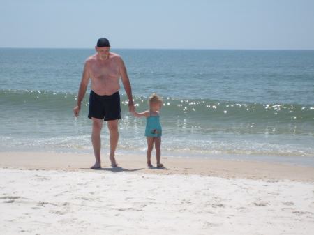 My hubby, Tom and our granddaughter, Morgan