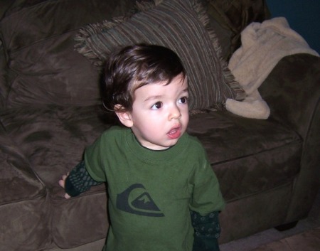 My Grandon Gabriel in December 09