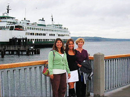 On the pier in Mukilteo