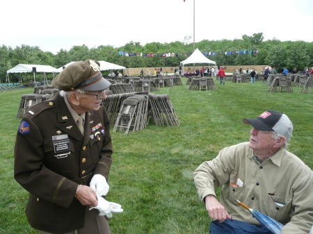 My Dad and another Vet, Paul Perlongo