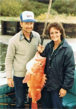 Friend Jerry and MY red snapper, '84