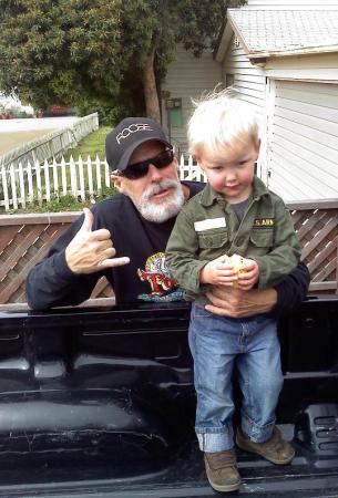 Grandpa & Maverick Bright