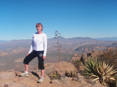 Hiking Flat Iron Jan 10