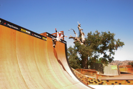 Evan at Camp Woodward Skate Park