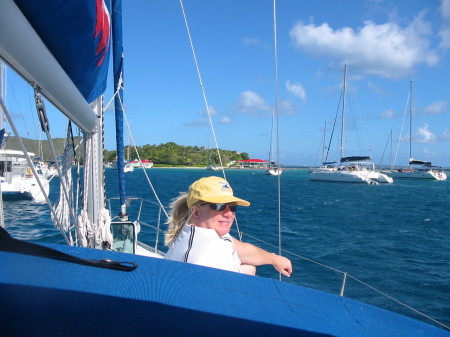 Sailing in the BVI