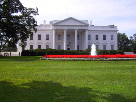 Close up of the White house