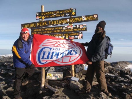 Me at the top of Mount Kilimanjaro  2006