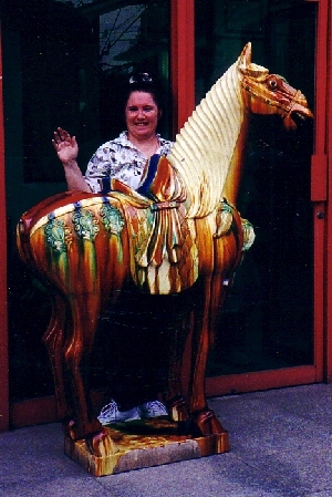 2001-Melanie and China Horse