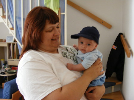 me and Gabriel (my new grandson) now he is 14