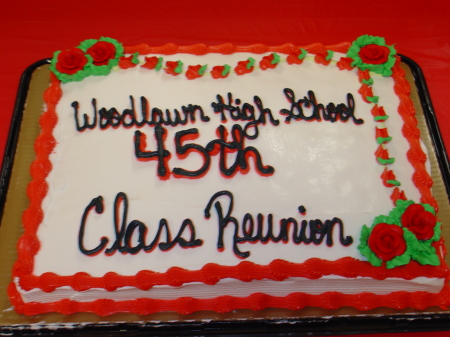 45th Reunion Cake