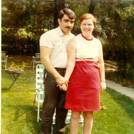 Jeremy Honey and Alice Gorton 1971