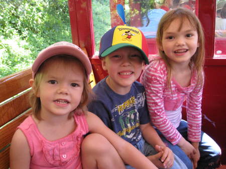 Megan (3), Ethan (4), and Hayley (5)