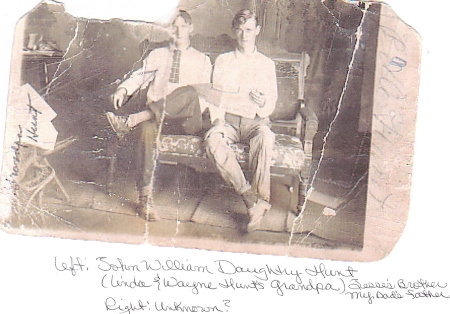 John William Daughtry Hunt (left)
