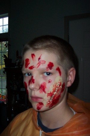 my scary son on Halloween.