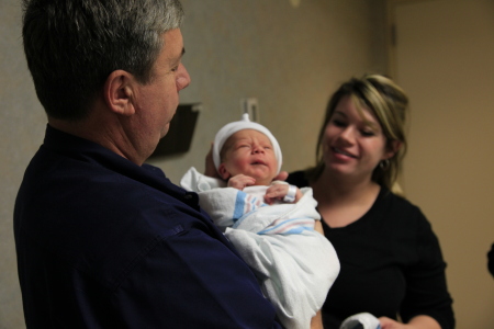 Rick & daughter Fawn and Grandson Riley.