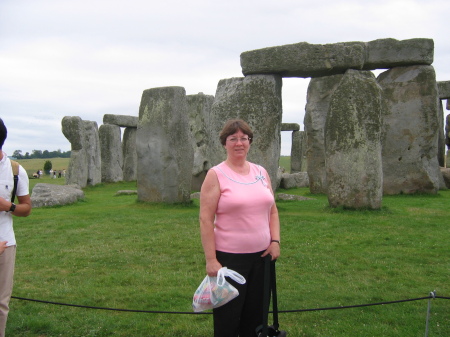 Gail at Stonehenge duh!