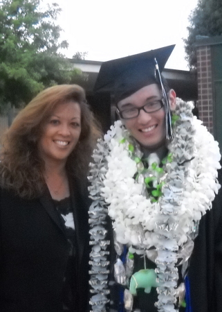 me and my handsome grad...
