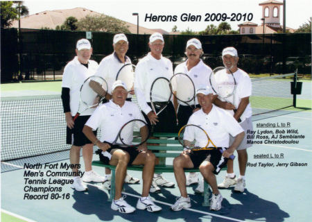 Herons Glen Tennis Team 2009-2010