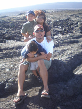My Family in Hawaii Volacanos 2007
