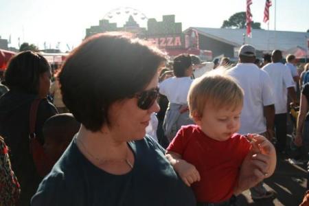 Me and Cole at NC state fair 2008