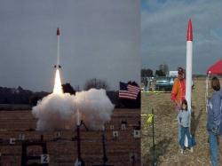 My big day shooting the BIG rocket..
