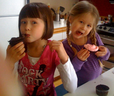 The Little Ones Eating Sweets