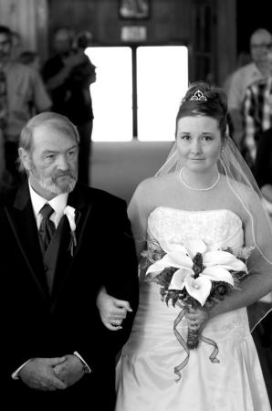 Daughter April's Wedding Day 9-5-09