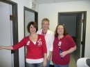 Kimber , Karen and me at work on casual day!!!