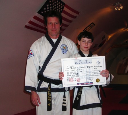 Son Trysten Black Belt Promotion