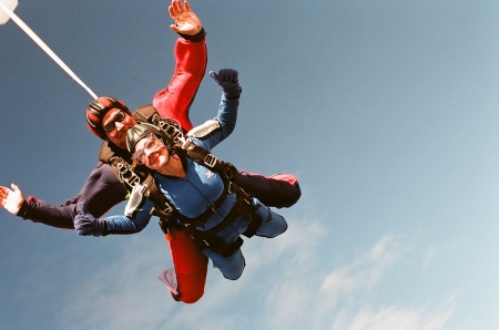 OMG! I jumped out of an airplane!!