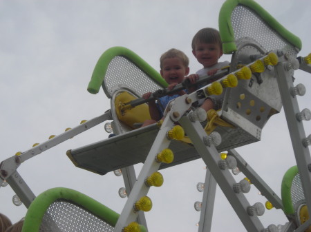 Cole & Randy at the fair