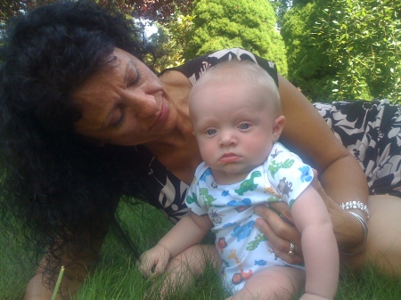 Grandson Owen James, and  I  summertime 2009