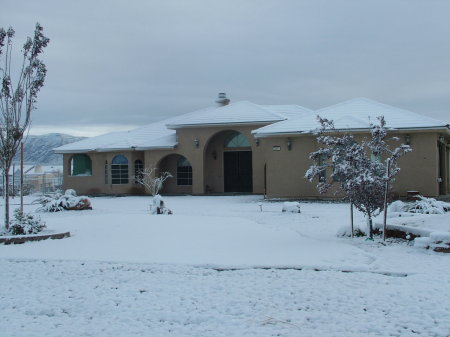 Our house after a Nevada snow storm...Really