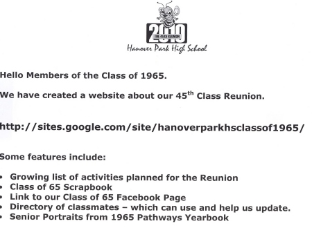 HPHS Class of 1965 Reunion