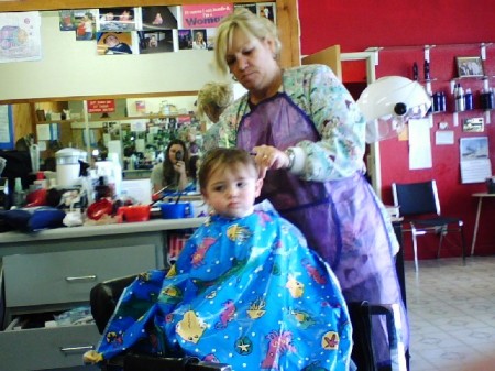 GrandDaughter's first Hair cut